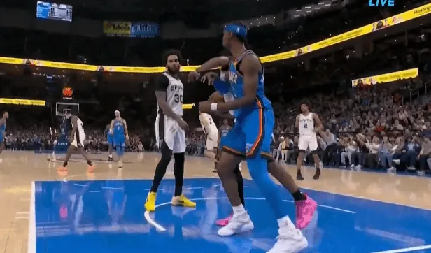 kaiyun-亚历山大和卡斯尔篮下卡位互相推搡，随后两人都被吹罚技犯