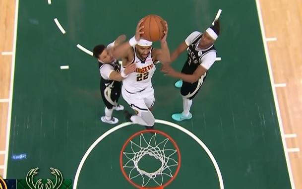 开云-势如破竹!纳吉反击切入接球双手暴扣打停雄鹿