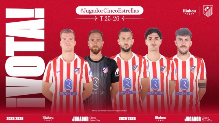 kaiyun-马竞2月最佳球员候选：瑟尔洛特、奥布拉克、汉茨科、鲁杰里在列